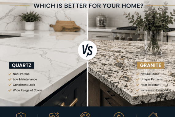 Quartz vs Granite Countertops: Which Is Better for Your Home?